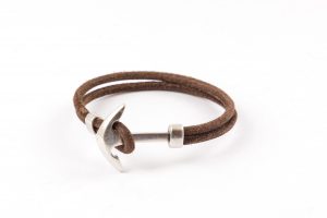 Bracelet cuir marron REF 0150